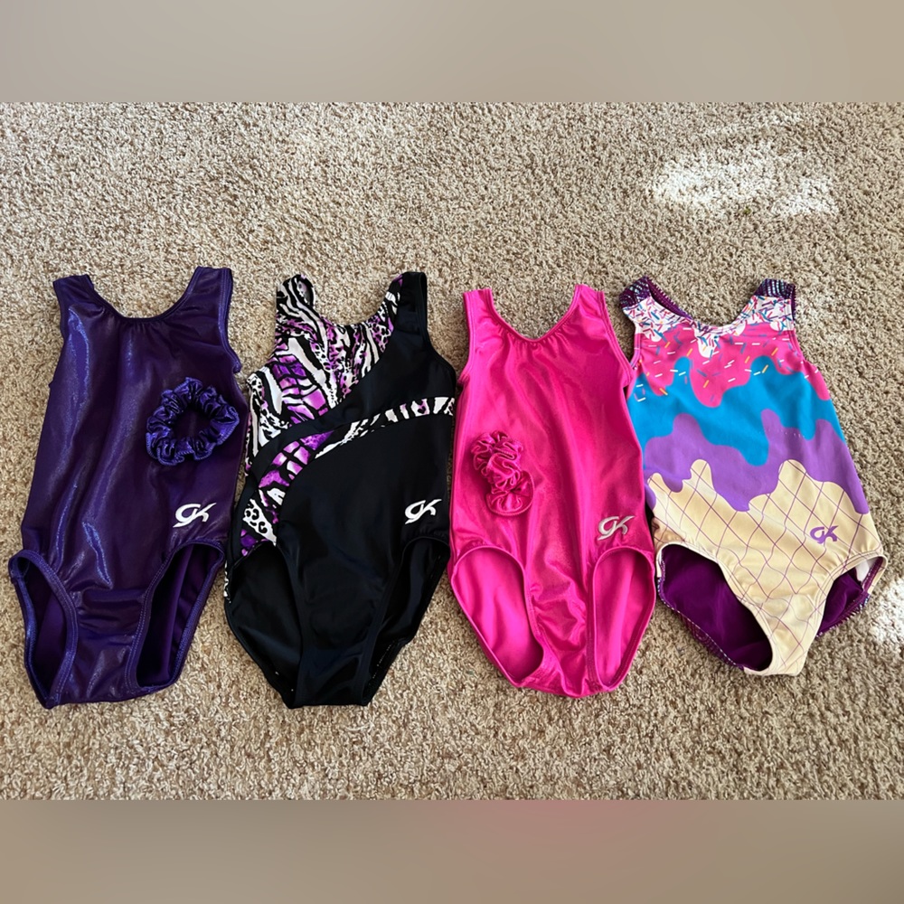 GK size child small leotards